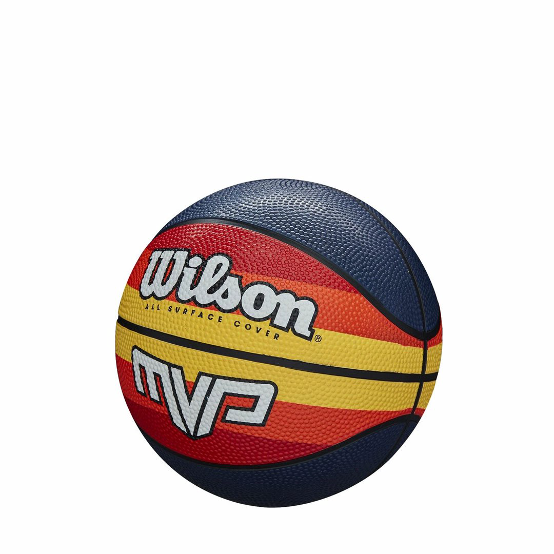 Мяч баскетбольный Wilson MVP Mini Retro 3 orange-yellow разноцветный купить,NaN