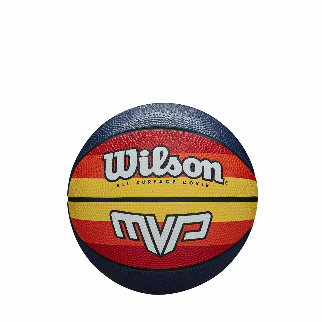Мяч баскетбольный Wilson MVP Mini Retro 3 orange-yellow разноцветный купить,NaN