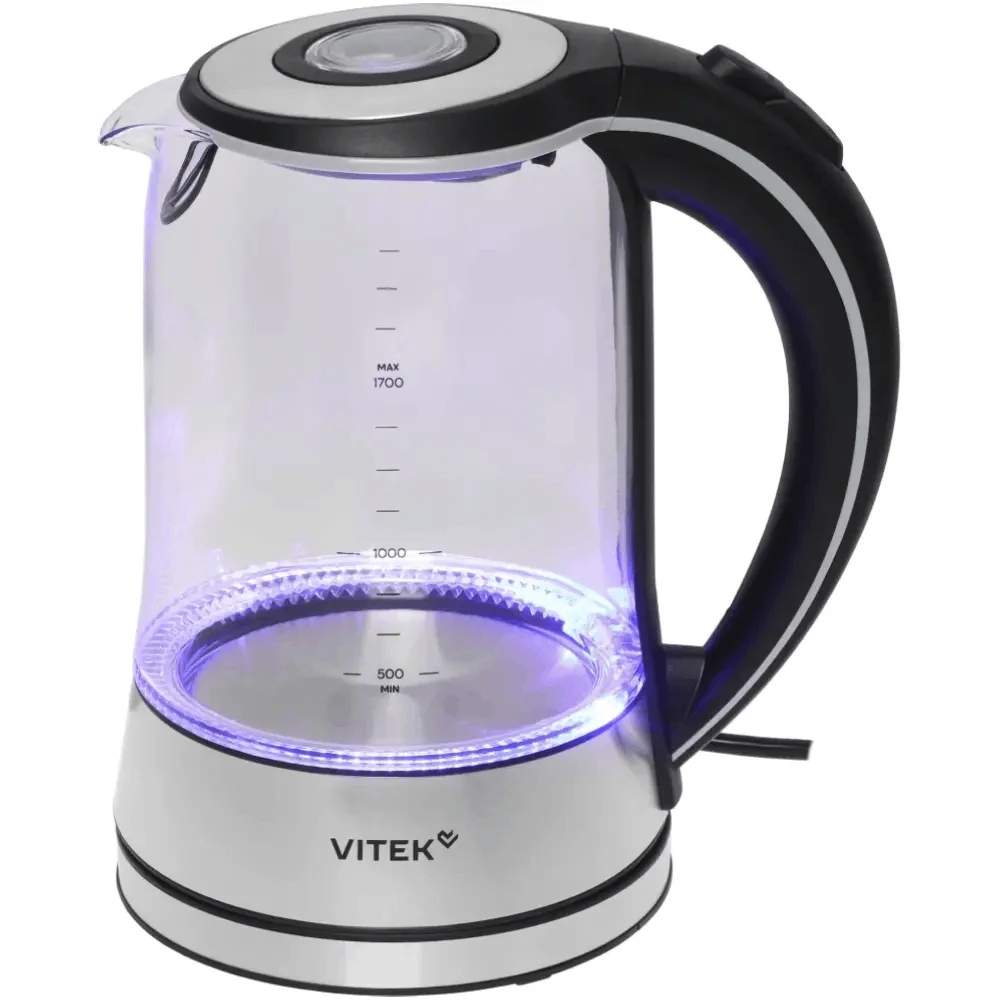 Электрочайник VITEK VT-WK1009 черный, серый