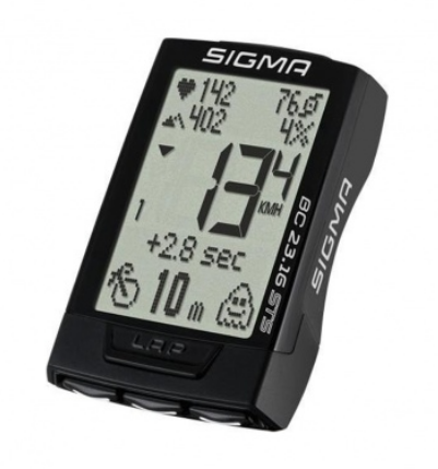 Велокомпьютер Sigma BC 23.16 STS  02317  черный купить,NaN