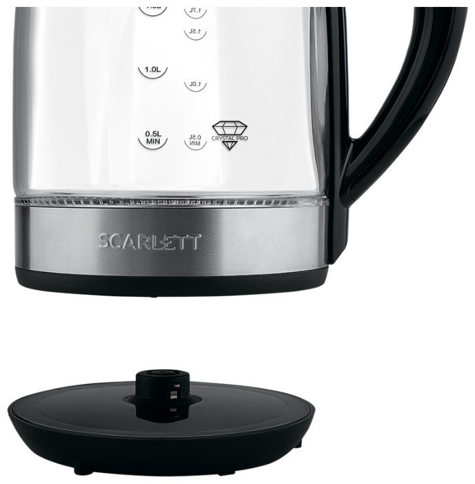 Электрочайник Scarlett SC-EK27G57 черный купить,NaN