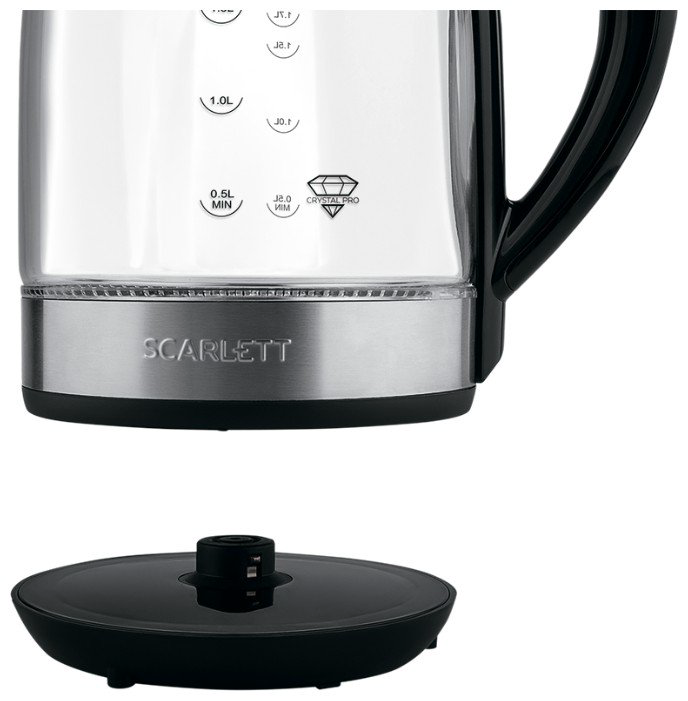 Электрочайник Scarlett SC-EK27G57 черный купить,NaN