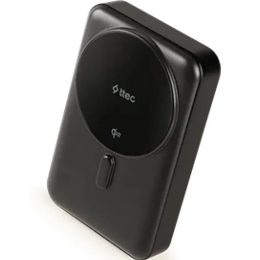 PowerBank TTEC ReCharger Pro M 10.000mAh Qi2/MagSafe 15W 2BB227S Black