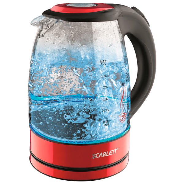 Электрический чайник Scarlett SC-EK27G99 красный