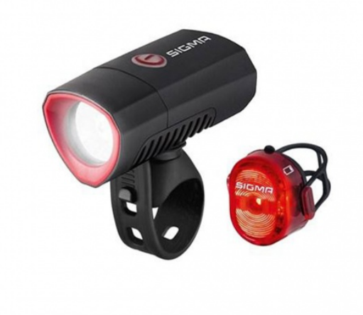 Комплект фонарей Sigma Buster 300 Nugget Flash II usb k-set 19550 черно-красный купить,NaN