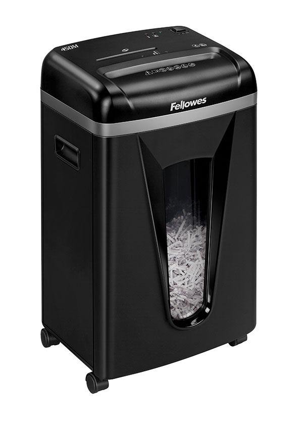 Шредер Fellowes MicroShred 450M черный купить,NaN
