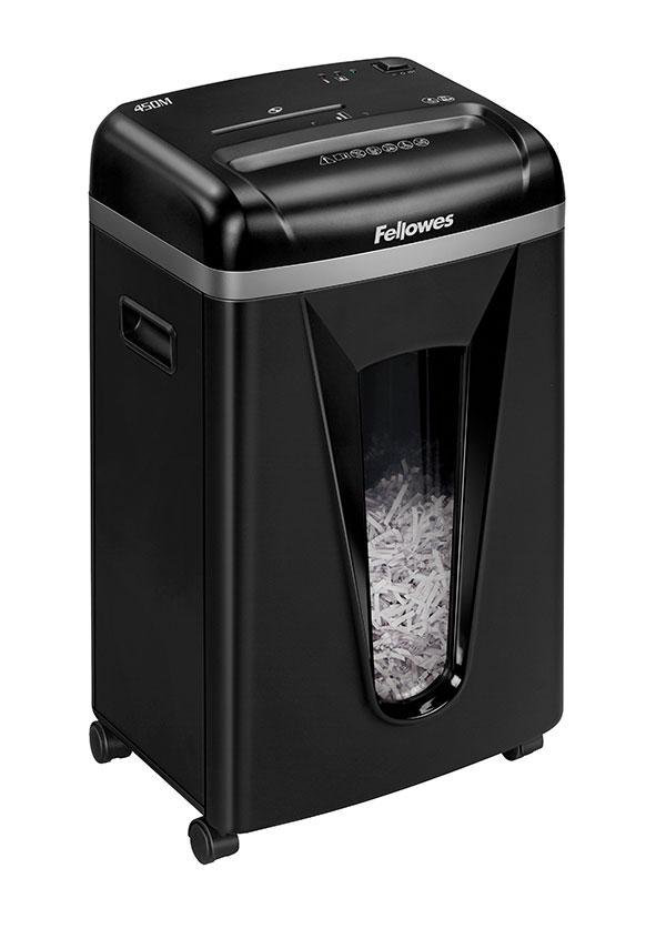 Шредер Fellowes MicroShred 450M черный купить,NaN