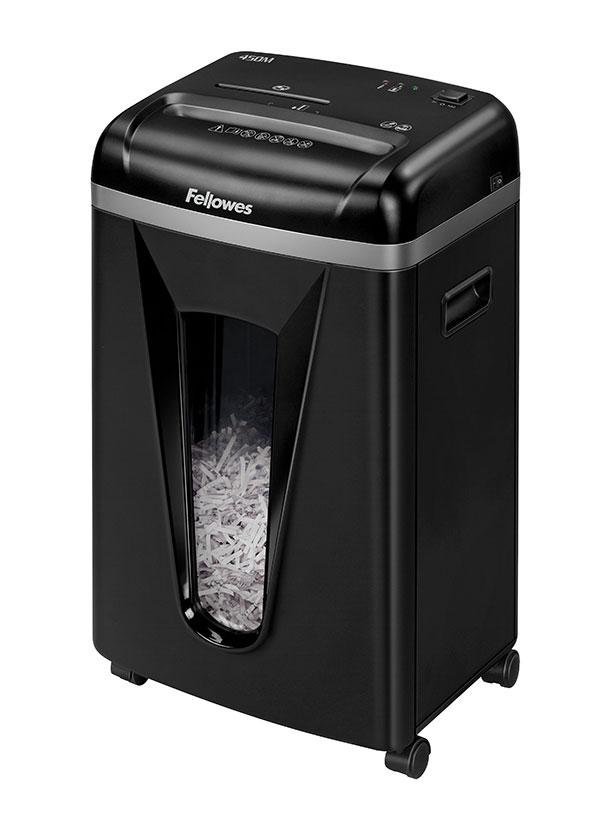 Шредер Fellowes MicroShred 450M черный купить,NaN