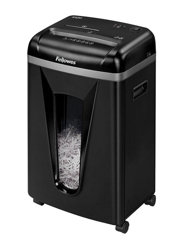 Шредер Fellowes MicroShred 450M черный купить,NaN