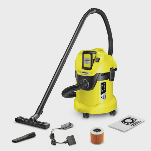 Промышленный пылесос Karcher  WD 3 Battery Set желтый