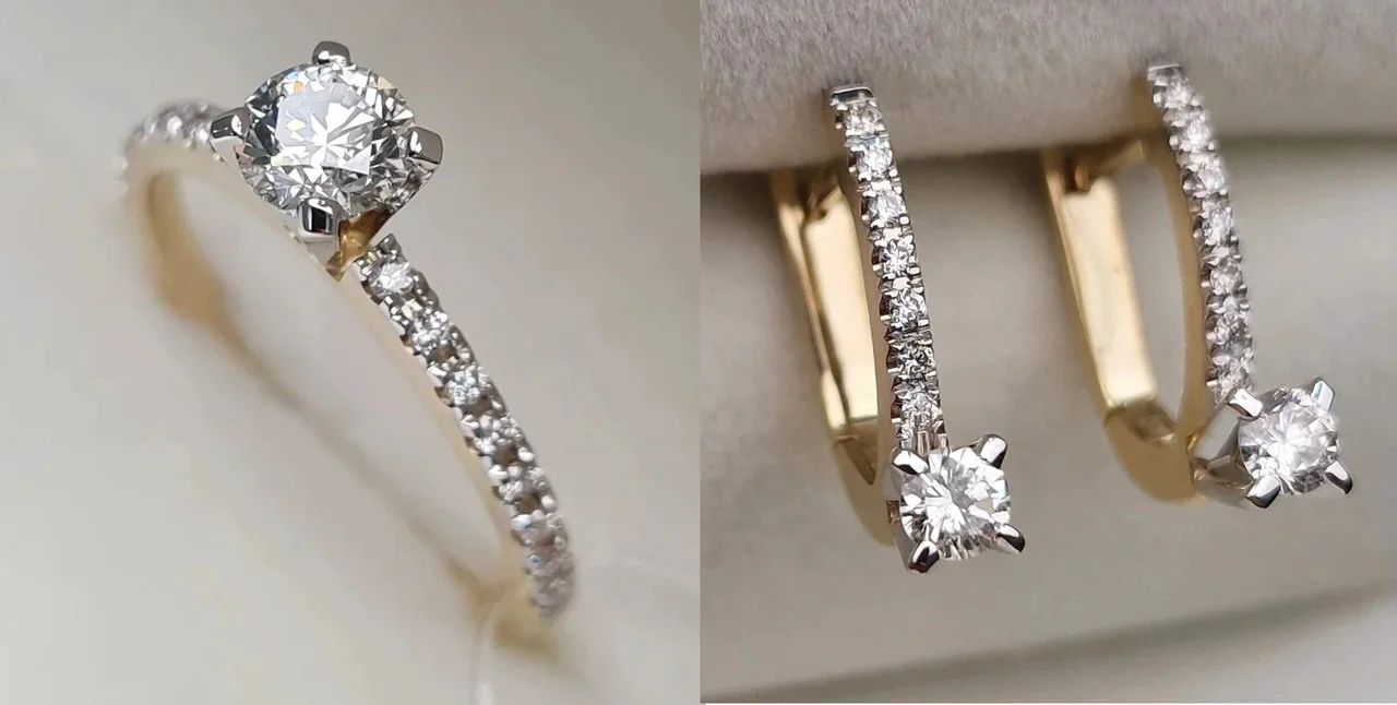 Комплект Deimantas 113690082 0,54ct 0,48ct. купить,NaN