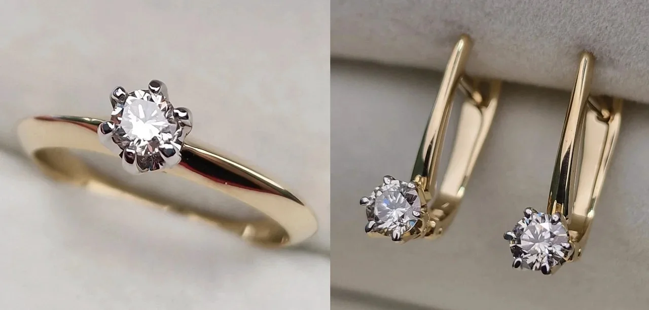 Комплект Deimantas 113695490 0,20ct 0,50ct. купить,NaN