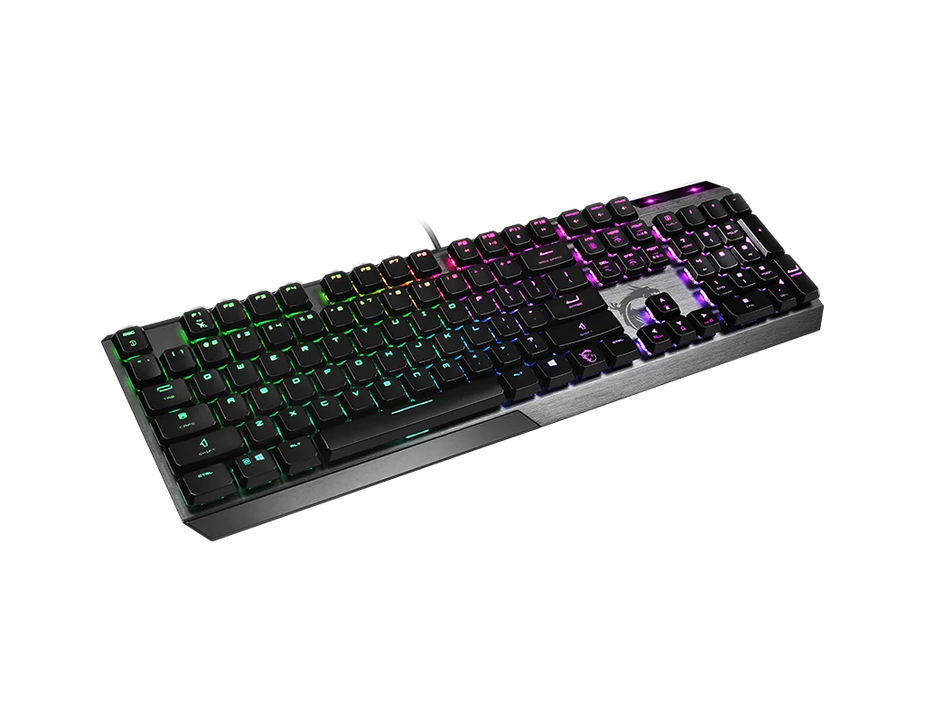 Клавиатура MSI Vigor GK50 Low Profile RU/EN Black Grey - ForteMarket Клавиатура MSI Vigor GK50 Low Profile RU/EN Black Grey купить,0