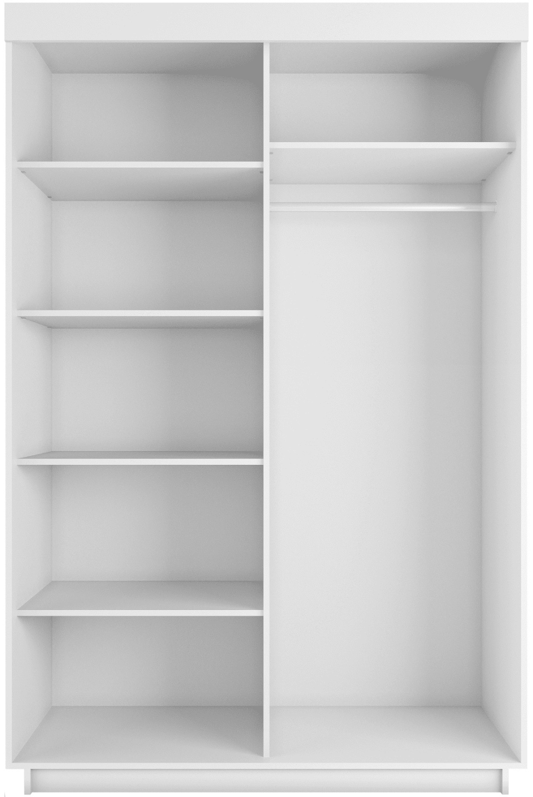 Шкаф-купе Мебель Азии Lite 2 800х2120х595 белый снег купить,NaN