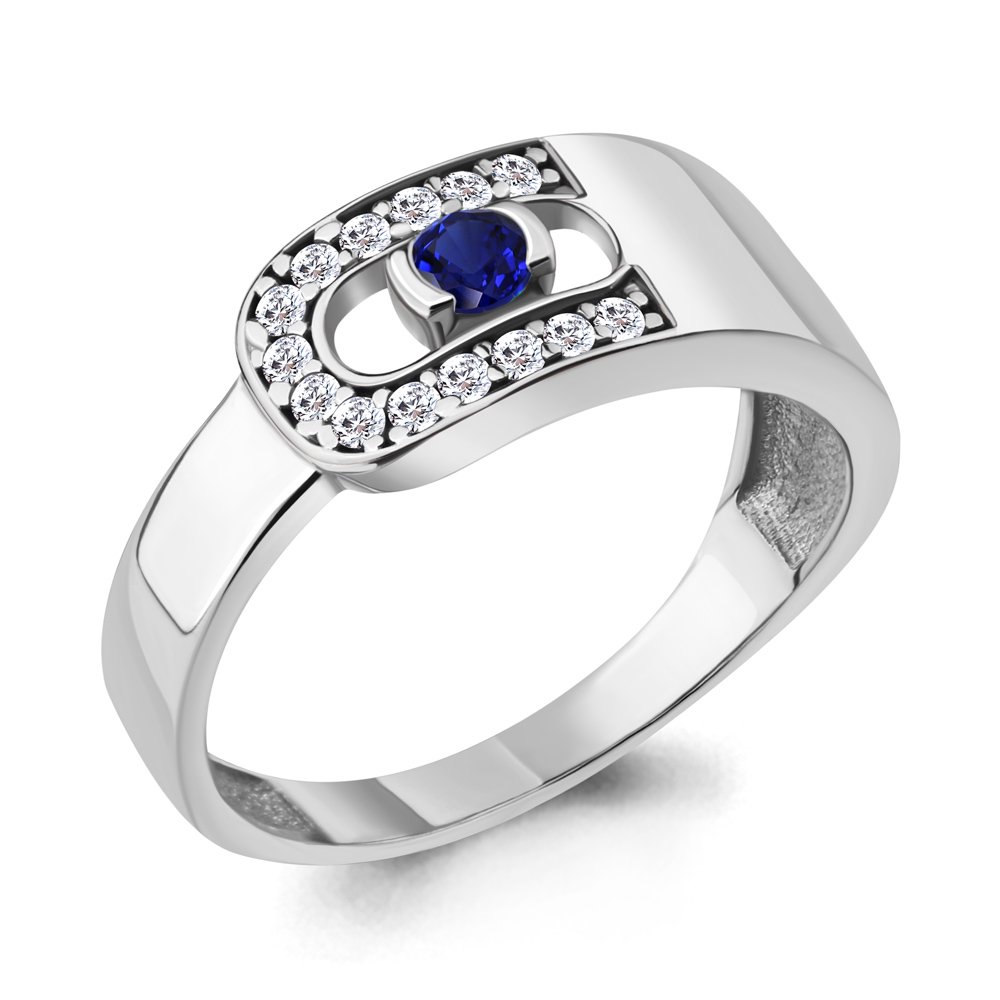 Кольцо Aquamarine 66645АБ 18р 2,3гр. купить,NaN