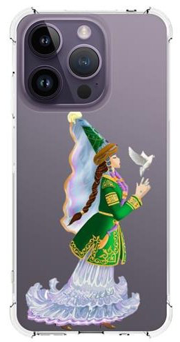 Чехол Qeeca для Apple iPhone 14 Pro рисунок купить,NaN