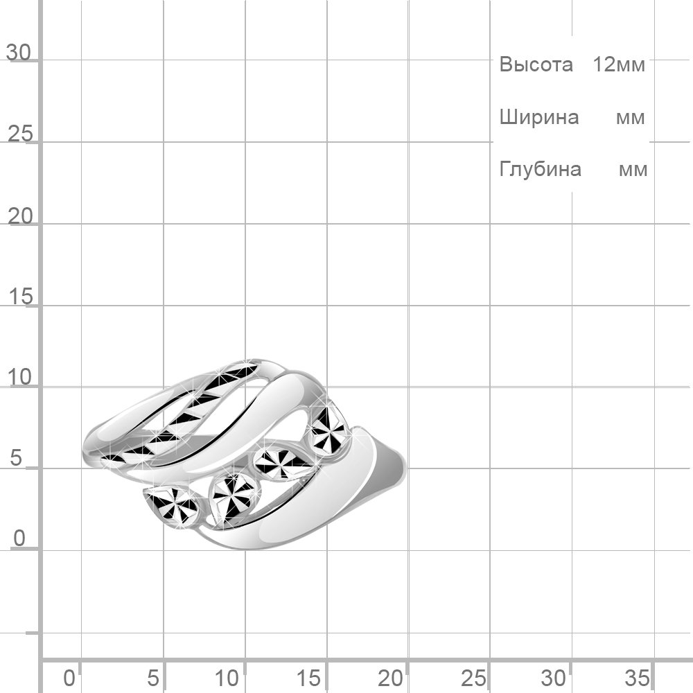 Кольцо Aquamarine 54828 18,5р 1,7гр. купить,NaN