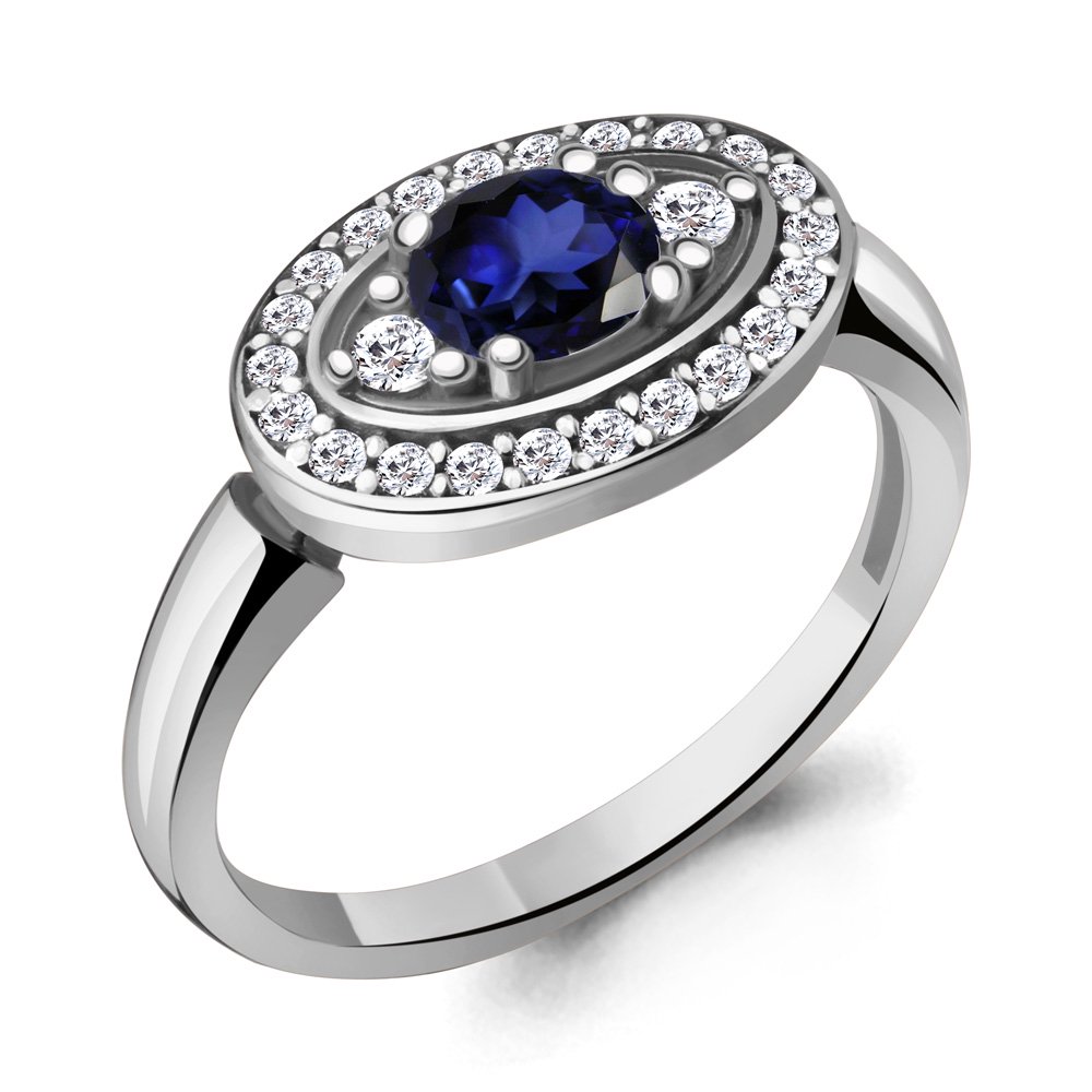 Кольцо Aquamarine 68747АБ 17,5р 2,8гр. купить,NaN