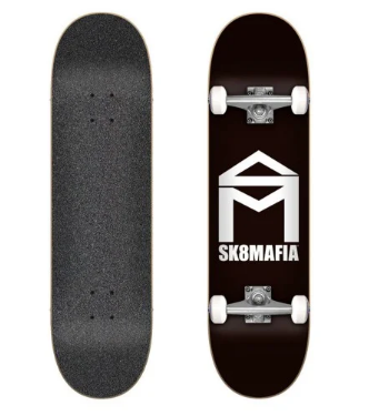 Скейтборд Sk8Mafia House Logo Black SMCO0020A001 черный купить,NaN