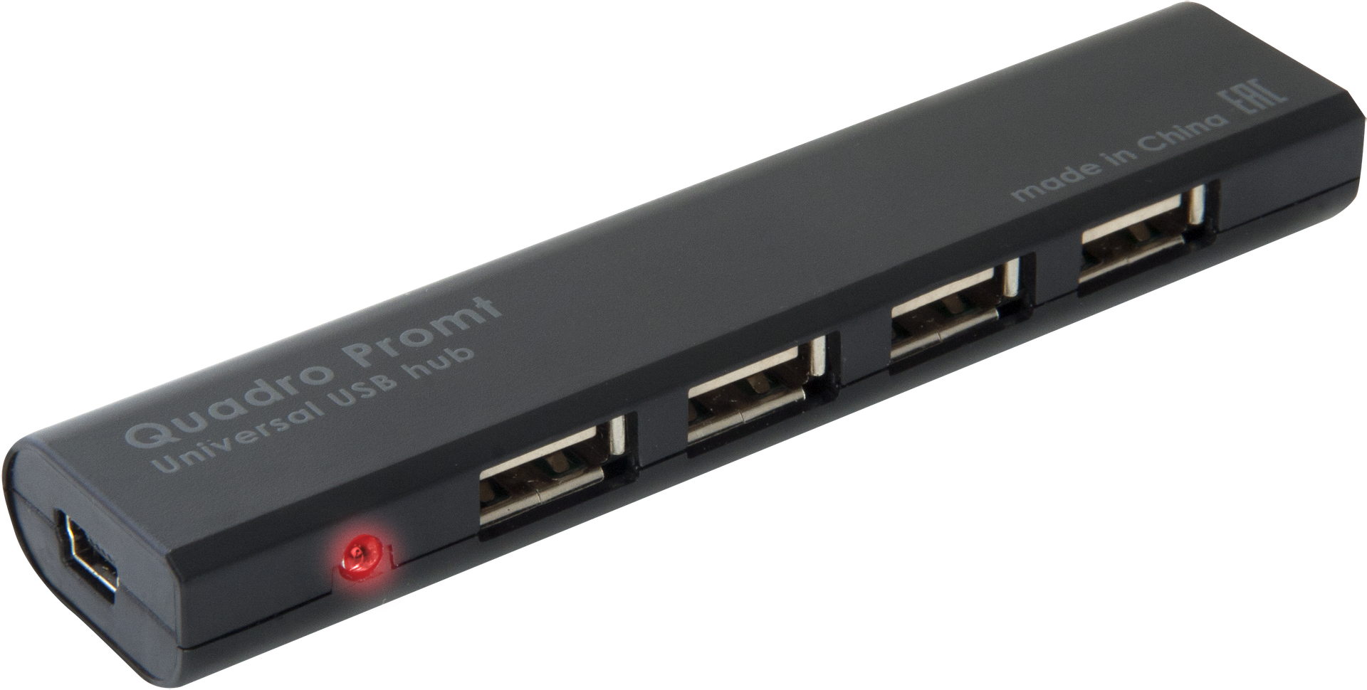 USB Hub Defender Quadro Promt черный - ForteMarket USB Hub Defender Quadro Promt черный купить,0