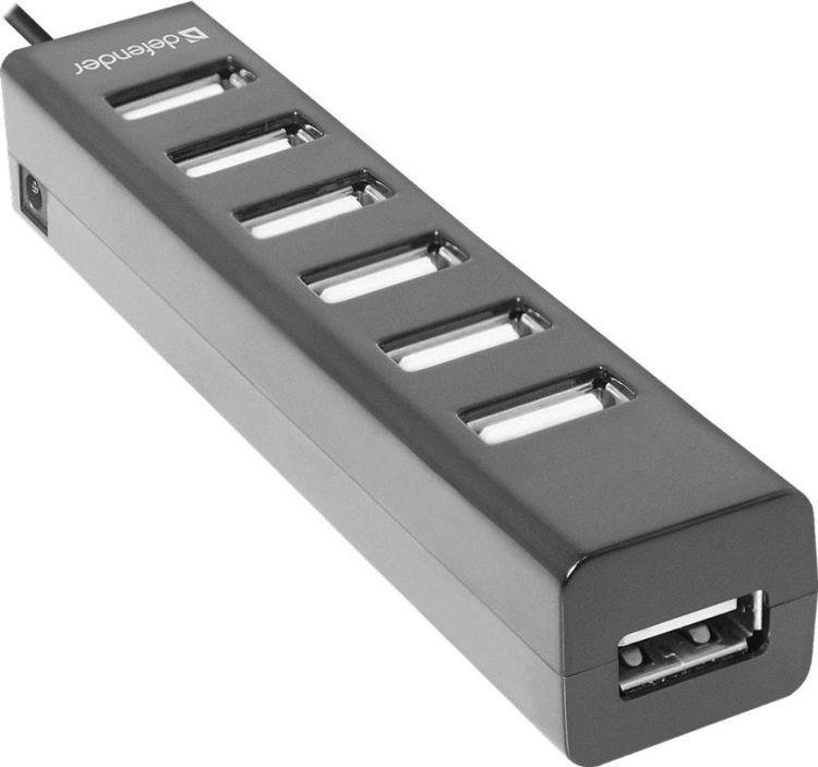 USB Hub Defender Swift черный - ForteMarket USB Hub Defender Swift черный купить,0