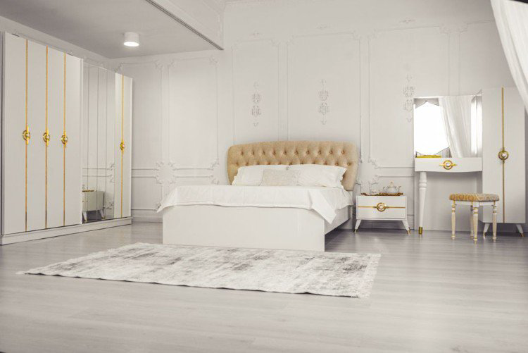 Спальный гарнитур Calvin 1.8х2 c базой 2.4 купить,NaN