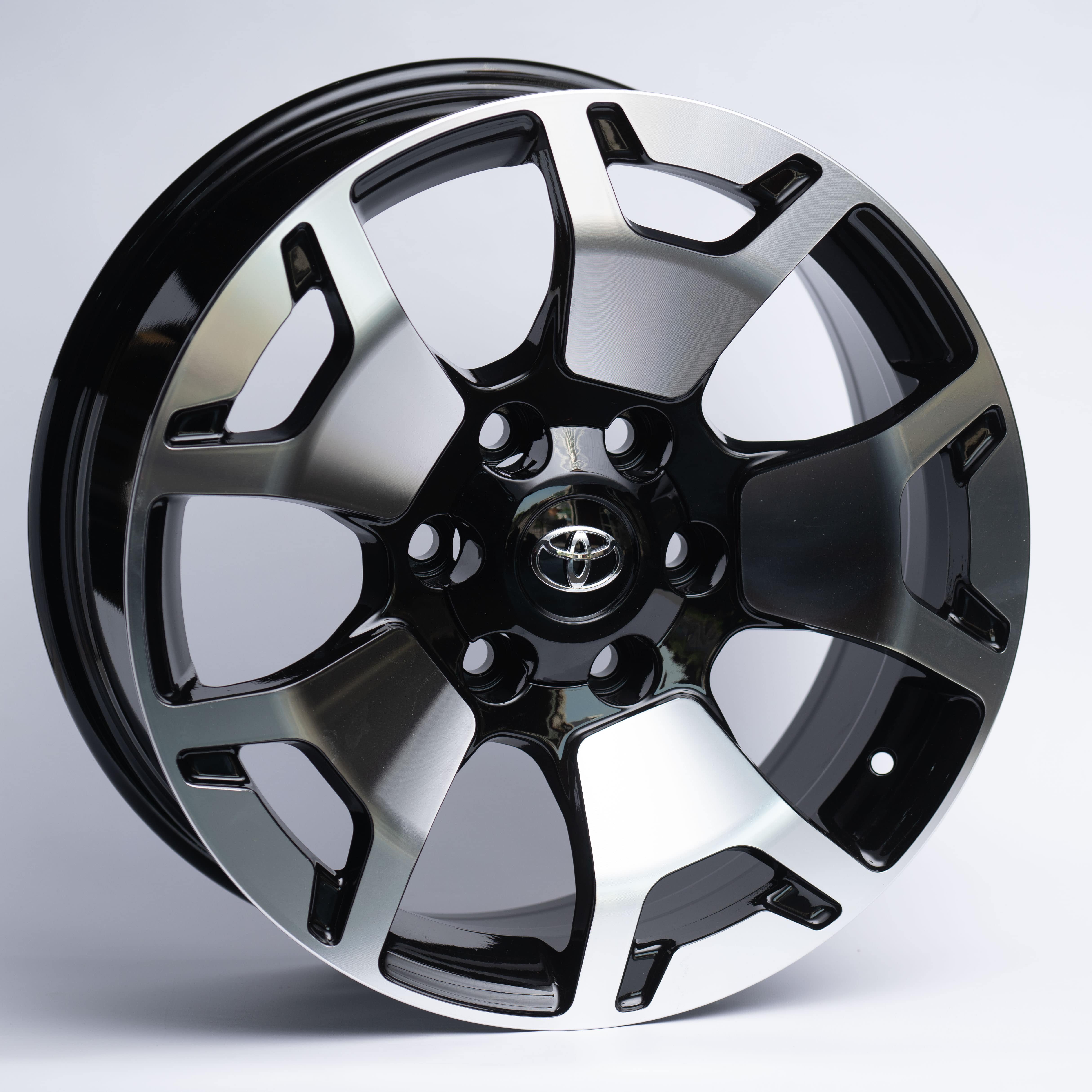 Комплект дисков Kipardo TY6146  6х139.7 R17х7,5 СВ106,1 ЕТ25 BKF купить,NaN