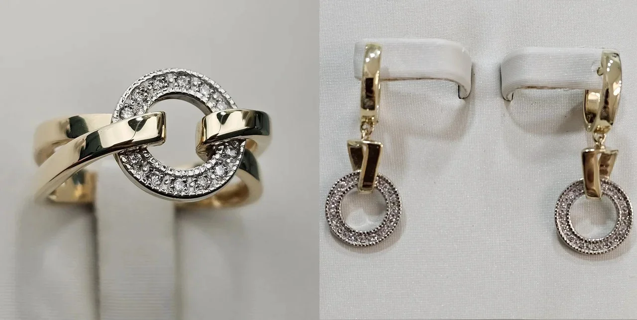 Комплект Deimantas 113655516 17р 0,086ct 0,21ct. купить,NaN