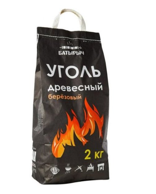 Уголь березовый Батырыч 2 кг