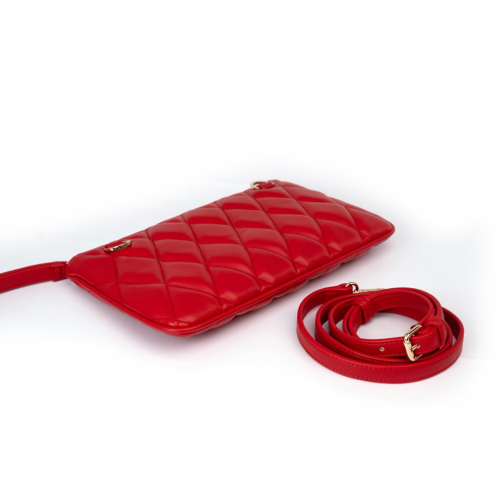 Сумка женская BALDININI Clutch Laurie Red - ForteMarket Сумка женская BALDININI Clutch Laurie Red купить,0