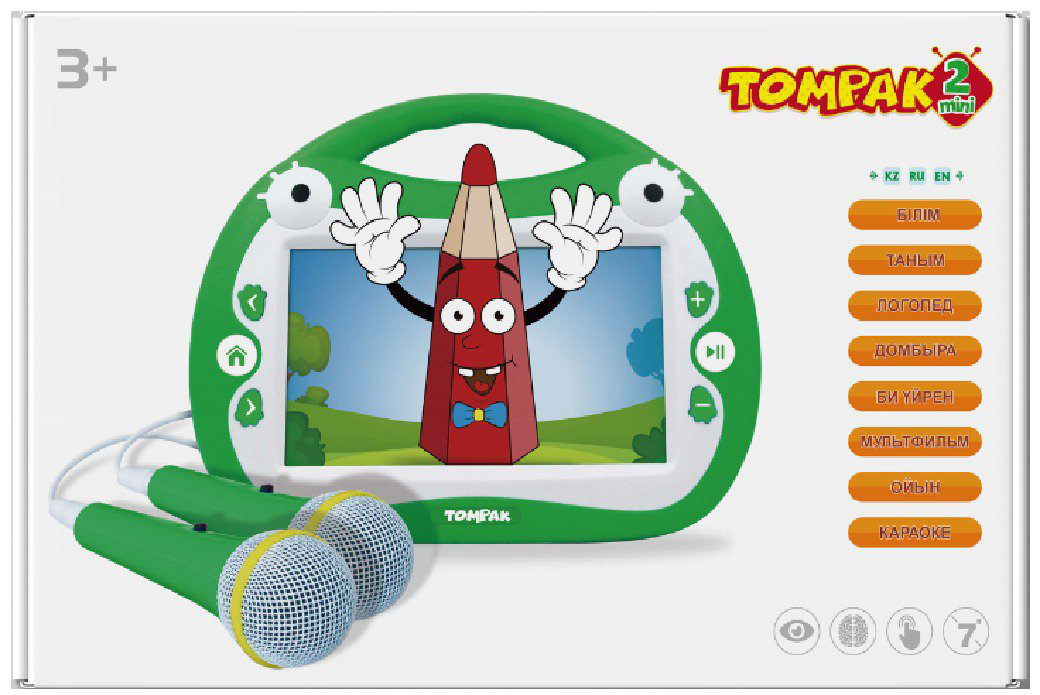 Развивающий планшет Tompak-2 Mini зелёный купить,NaN