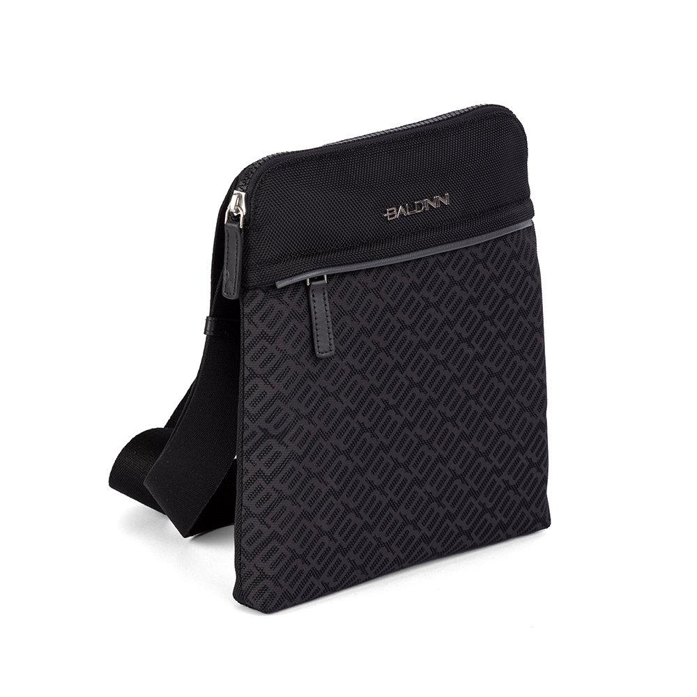 Сумка мужская BALDININI Flat crossbody bag Eddie 002 Black - ForteMarket Сумка мужская BALDININI Flat crossbody bag Eddie 002 Black купить,0