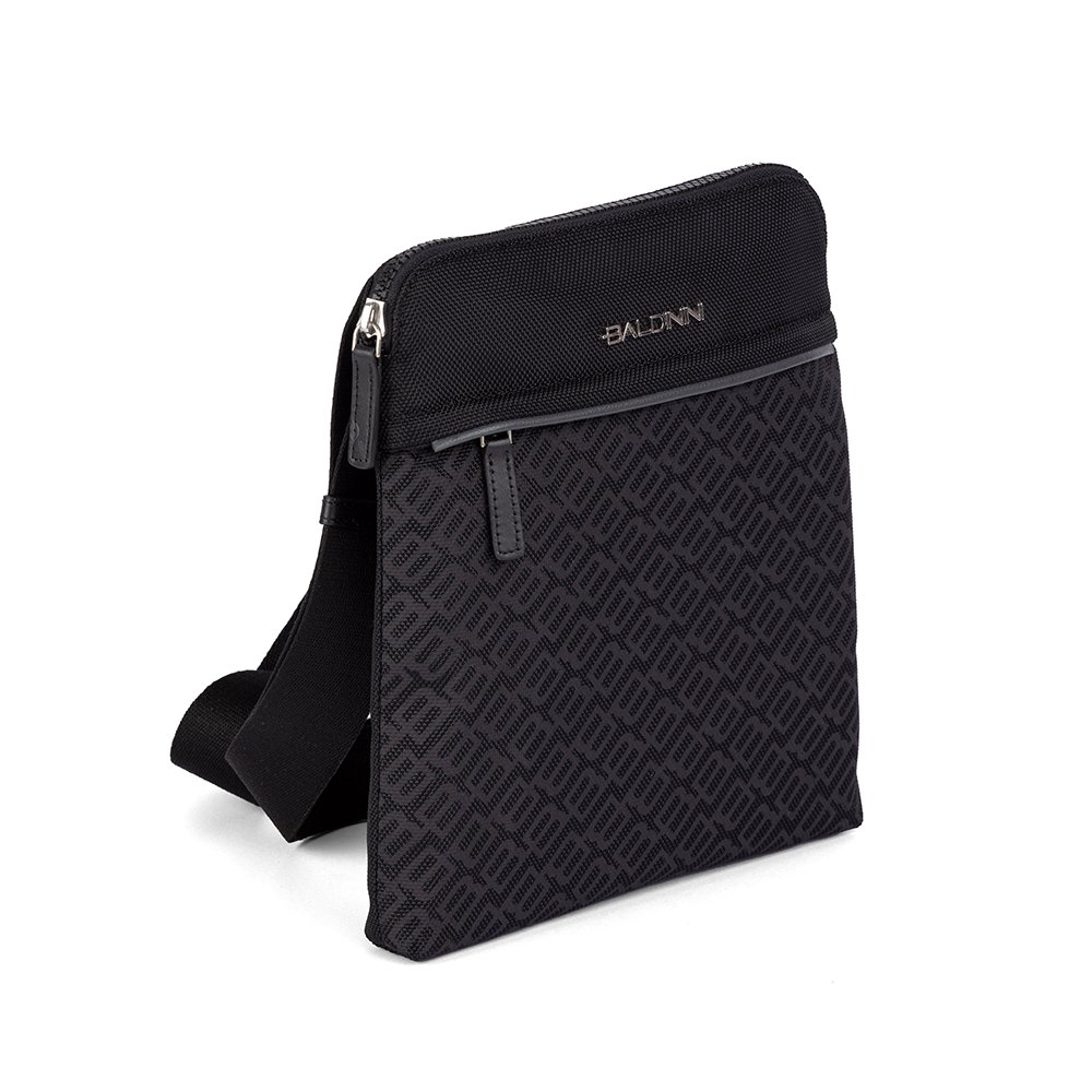 Сумка мужская BALDININI Flat crossbody bag Eddie 002 Black купить,NaN