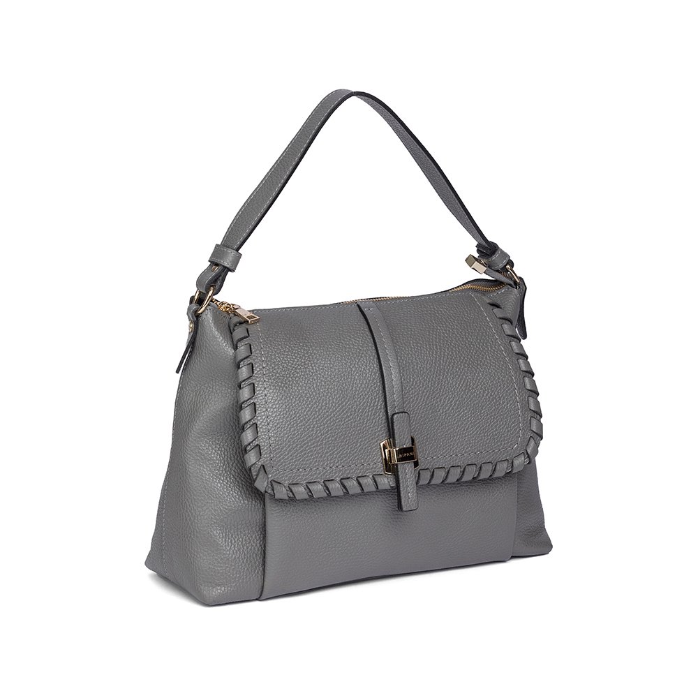 Сумка женская RIPANI LEATHER BAG GRIGIO - ForteMarket Сумка женская RIPANI LEATHER BAG GRIGIO купить,0