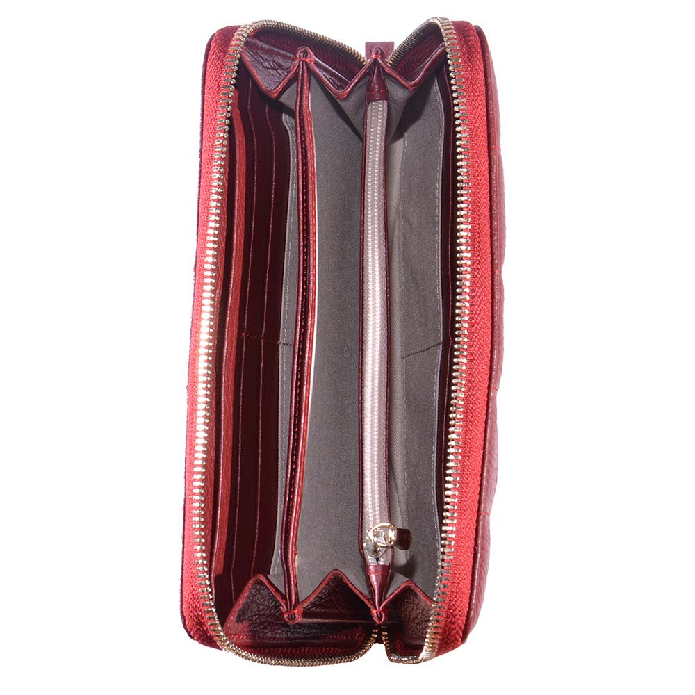 Кошелек ANNA VIRGILI ZIPAROUND RED купить,NaN