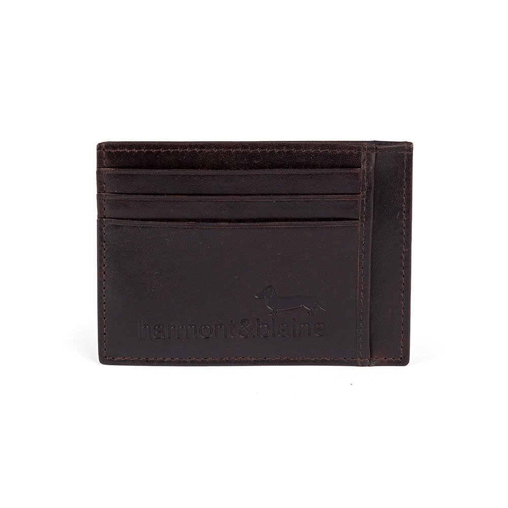 Картхолдер harmon&blaine Card case H&B wallet 026 Dark Brown купить,NaN