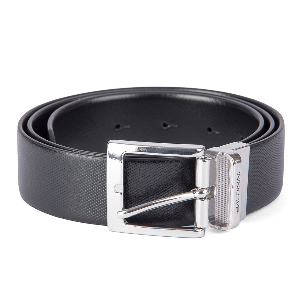 Ремень BALDININI Men double belt D38 Black/Black 90
