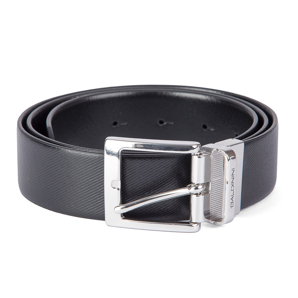 Ремень BALDININI Men double belt D38 Black/Black 90