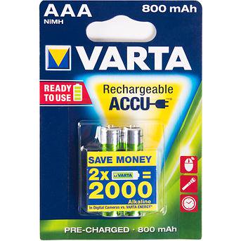Аккумуляторные батареи Varta R2U Micro 1.2V-HR03/AAA 2 шт