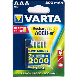 Аккумуляторные батареи Varta R2U Micro 1.2V-HR03/AAA 2 шт