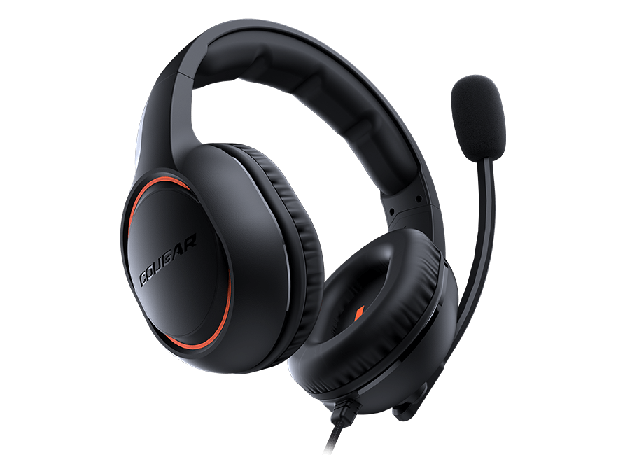 Наушники Cougar HX330 черно-оранжевые купить,NaN
