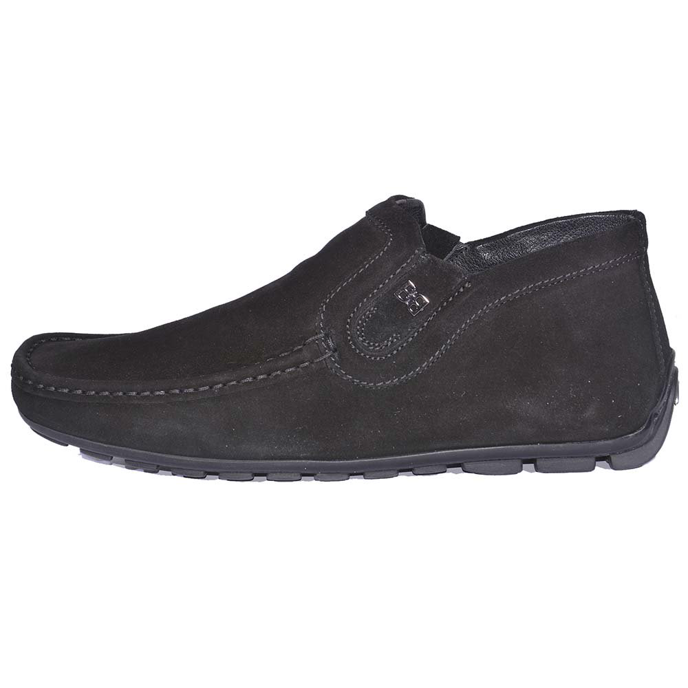 Ботинки Baldinini Moc.u.suede Nero Scarpe Uomo Pelle Fonde Gomma 00000068-38 38 Black купить,61205