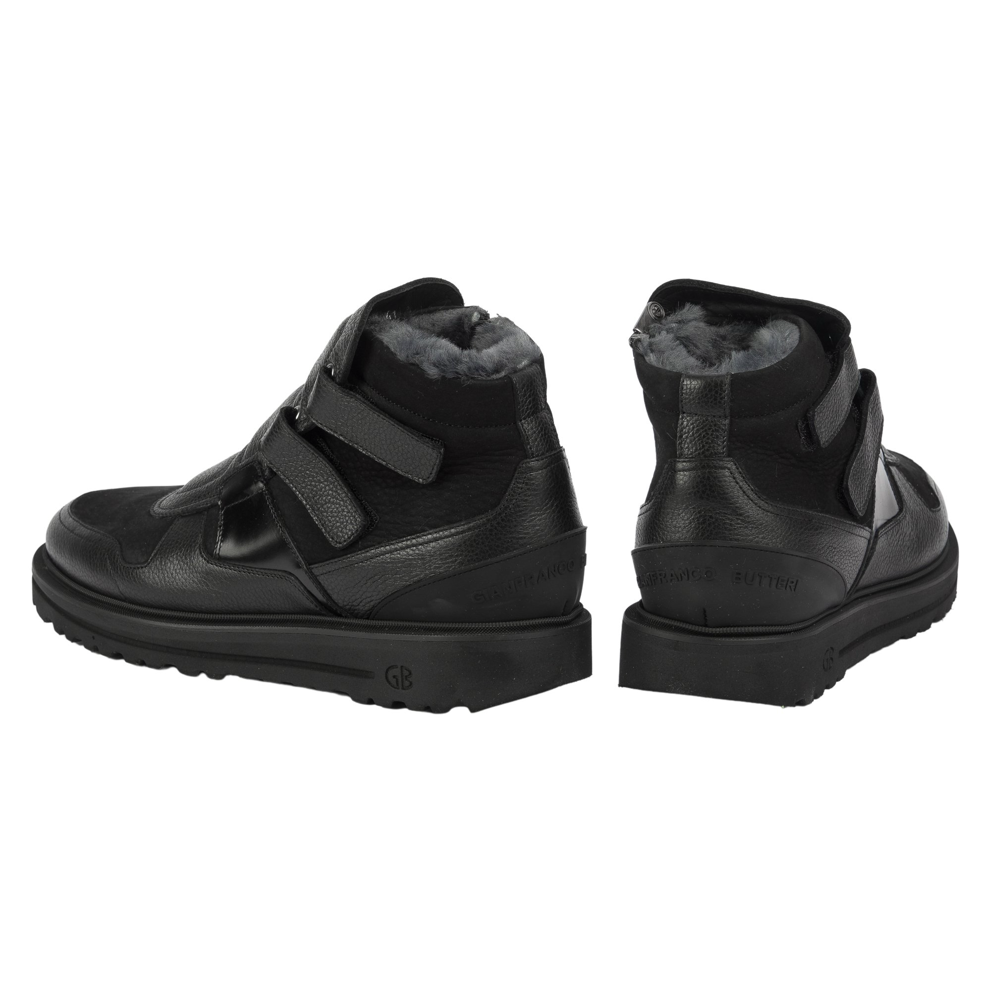 Ботинки Gianfranco Butteri Cervo Nero 00001423-43 43 Black купить,131100