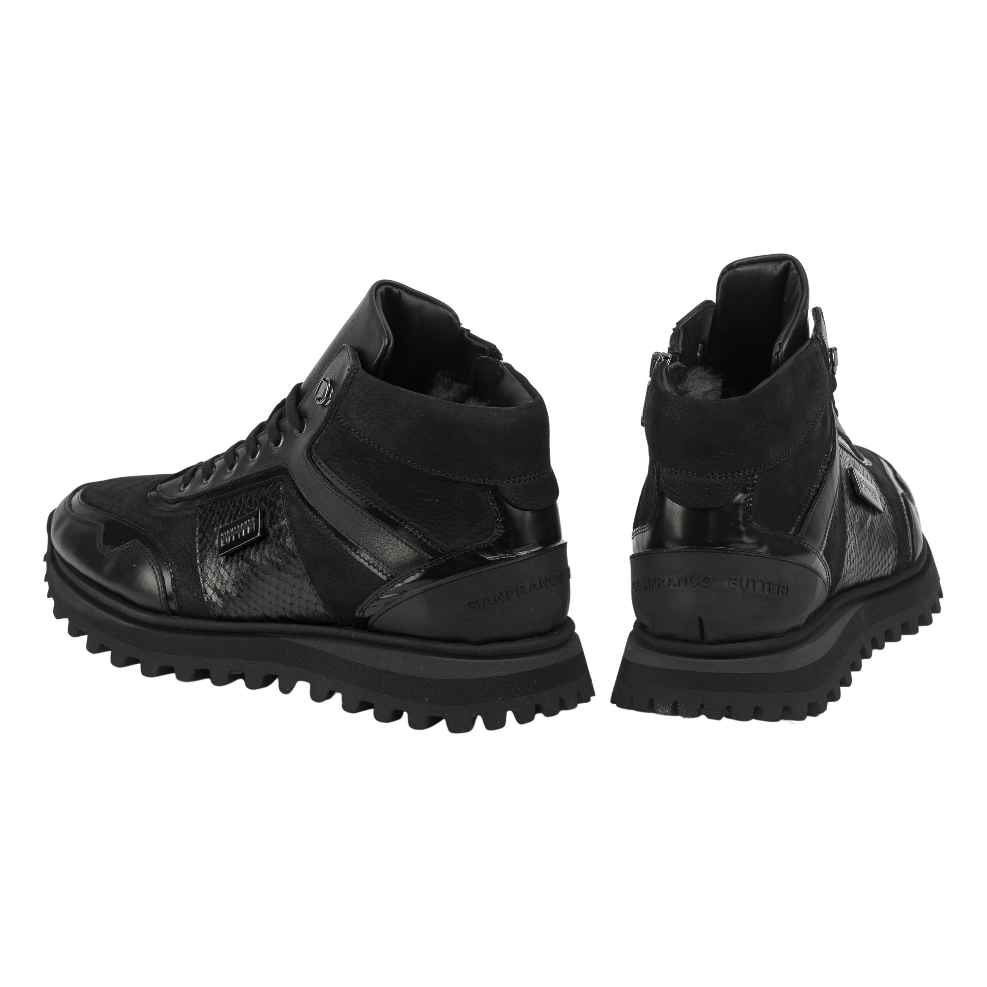 Ботинки Gianfranco Butteri Gordon Nero 00001454-42 42 Black купить,NaN