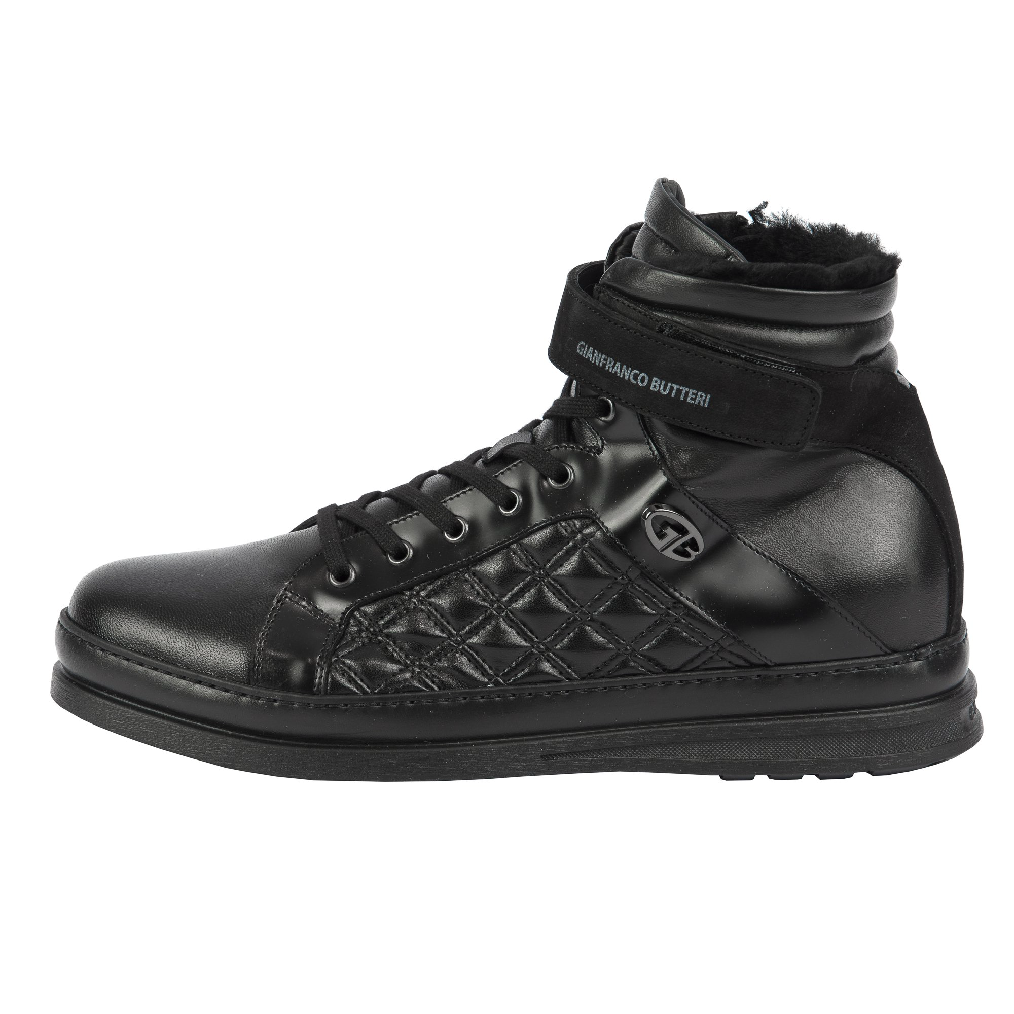 Ботинки Gianfranco Butteri Nappa Nero 00001449-435 43,5 Black купить,NaN