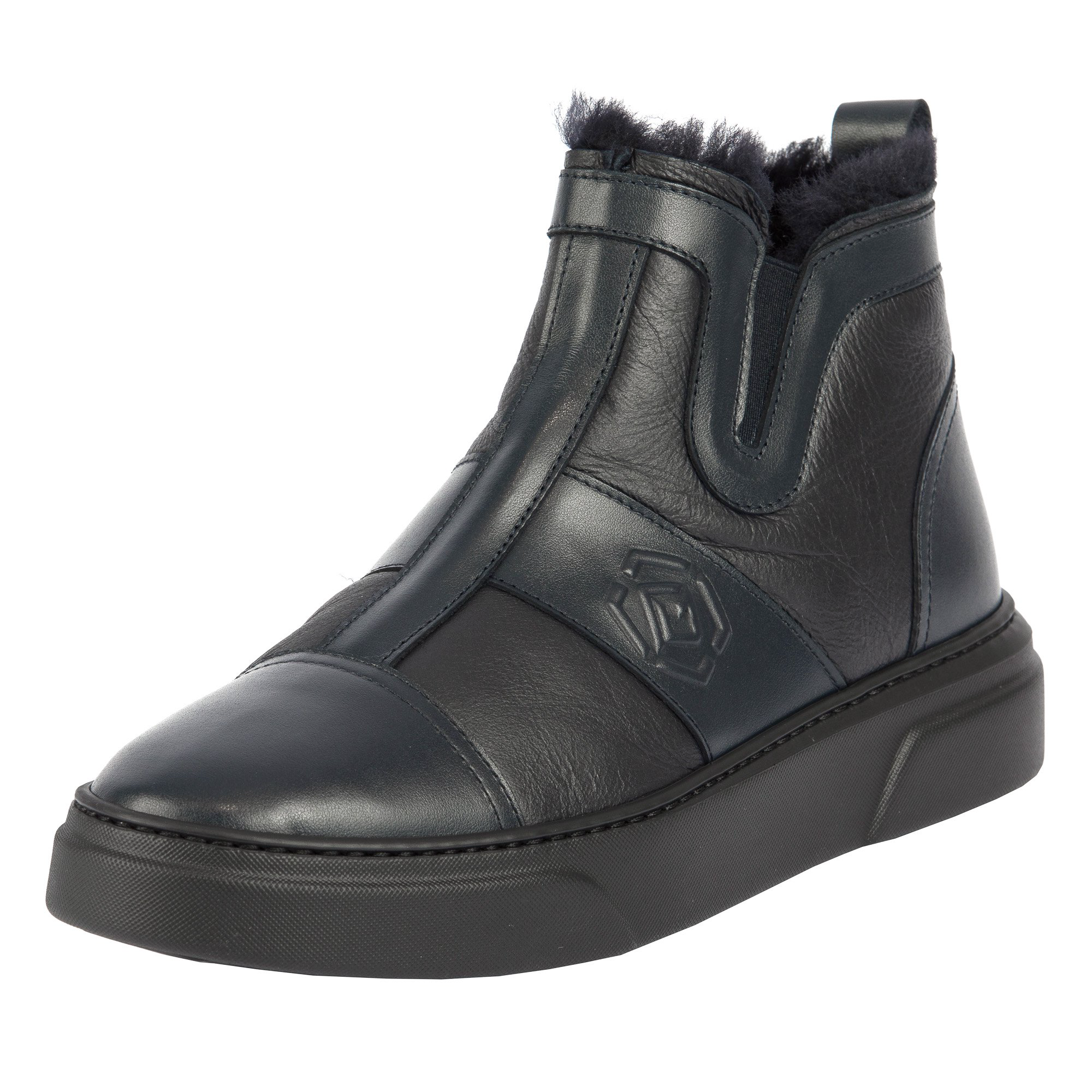 Ботинки LUCA GUERRINI SOFTY NAVY ROVESCIATO BLU купить,NaN