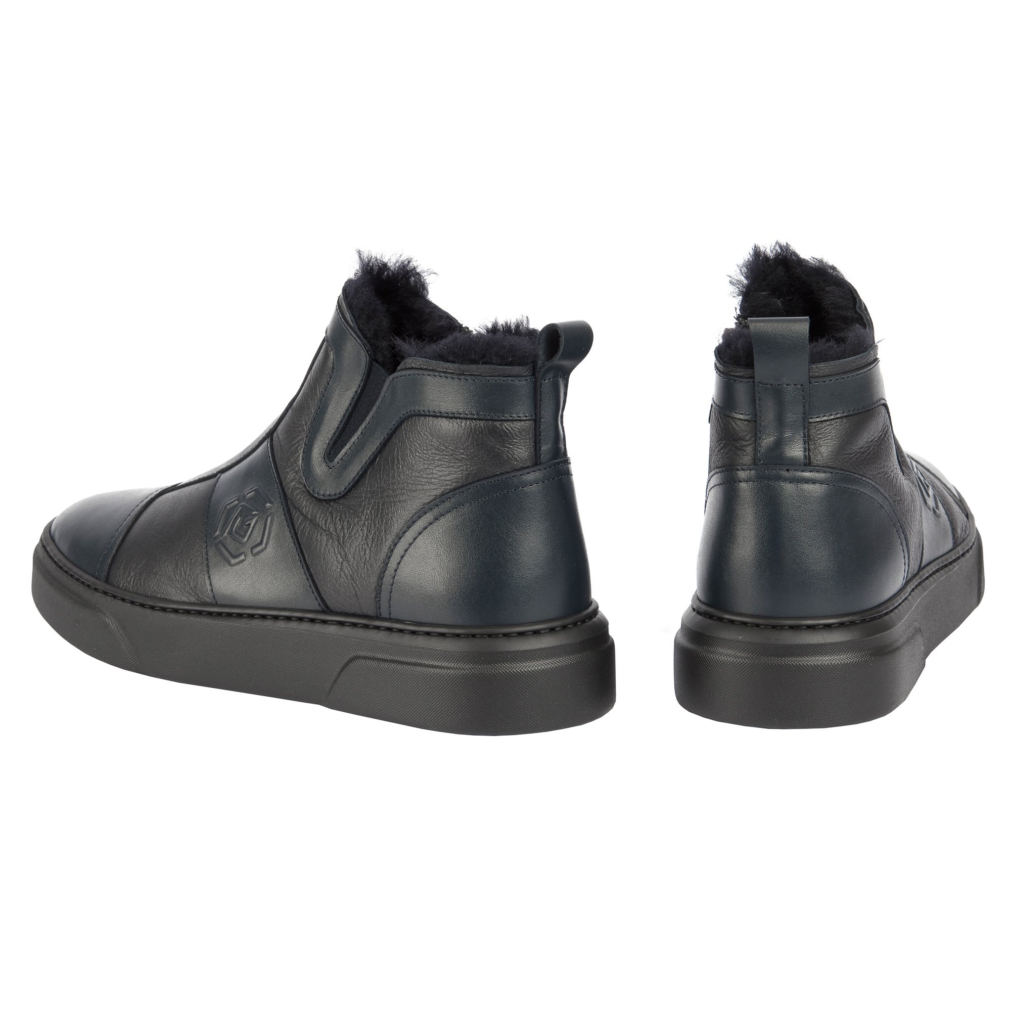 Ботинки LUCA GUERRINI SOFTY NAVY ROVESCIATO BLU купить,NaN