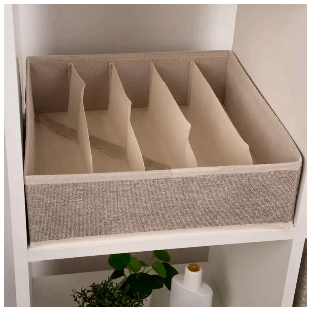 Органайзер для вещей EG Linen EAN 1947 5 секций бежевый