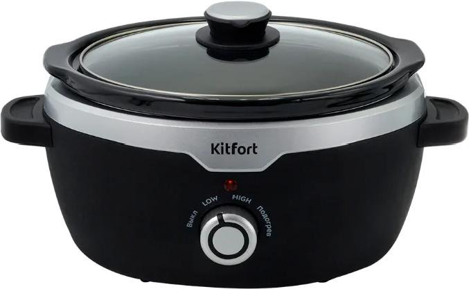 Медленноварка Kitfort KT-216 черная купить,NaN