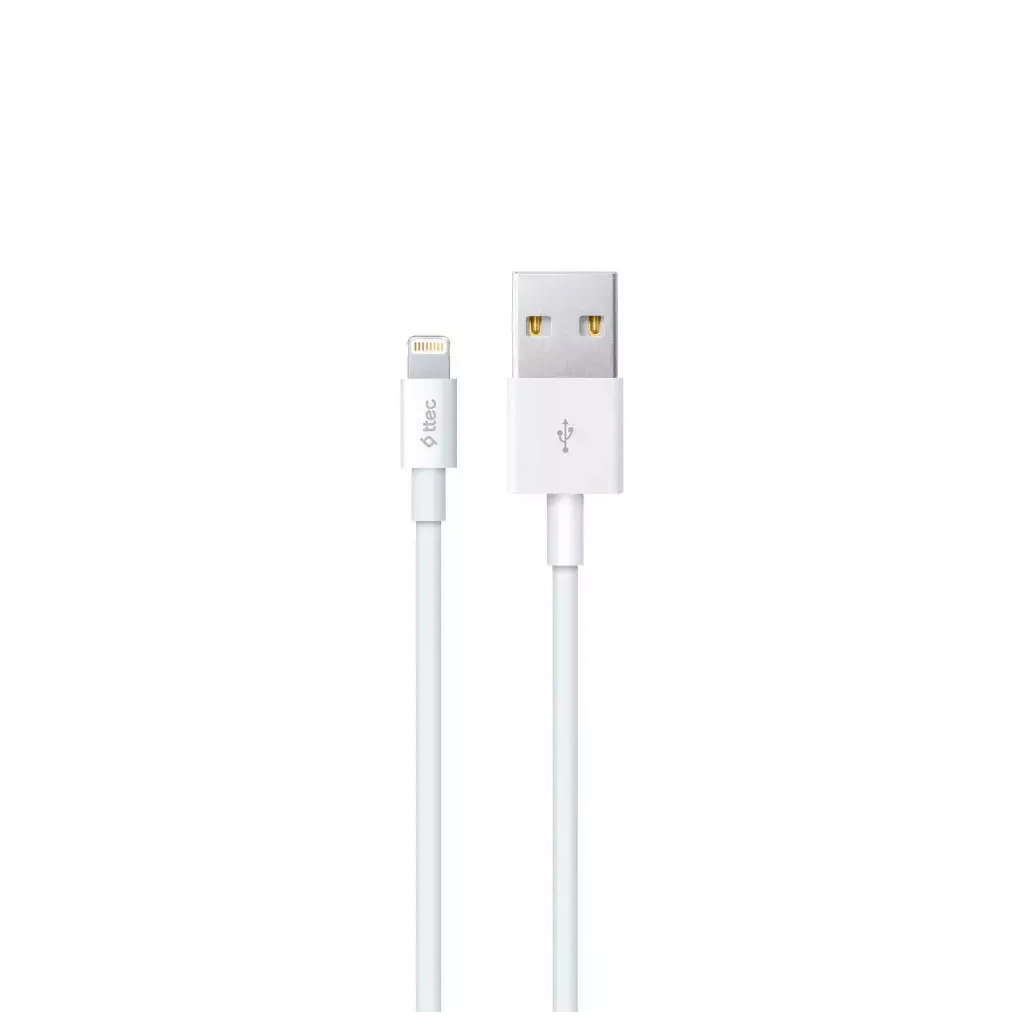 Кабель TTEC Lightning USB Charge Data Cable White купить,2990
